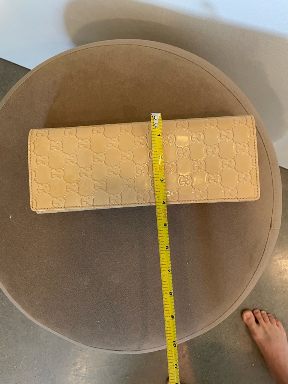 Gucci Guccissima Patent Leather Wallet w/ Dust Bag - Picture 8 of 10